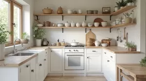 biała kuchnia w stylu wiejskim