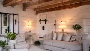 dom w stylu modern farmhouse