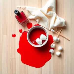 Jak zmyć lakier do paznokci z podłogi