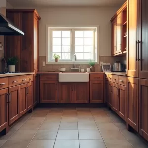 Jaka podłoga do drewnianych mebli w kuchni