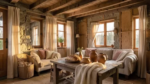 Mieszkanie w stylu rustykalnym