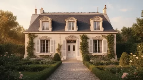 Projekt domu w stylu francuskim