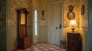 Przedpokój w stylu vintage