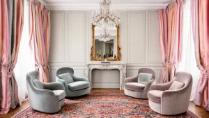 Salon w stylu francuskim inspiracje