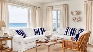 Salon w stylu hampton