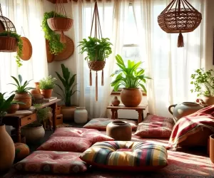 Styl boho wnętrza co to znaczy