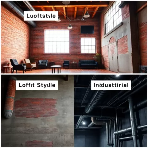 Styl loftowy a industrialny