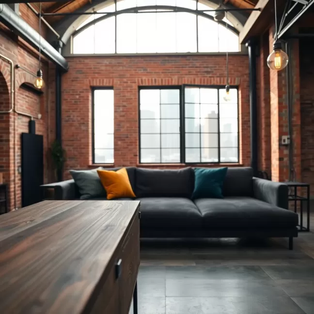 Styl loftowy z czym łączyć